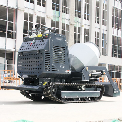 #ad 13.5HP Driven Crawler Type Mini Concrete Mixer Truck with Bamp;S Gasoline Engine $4799.00