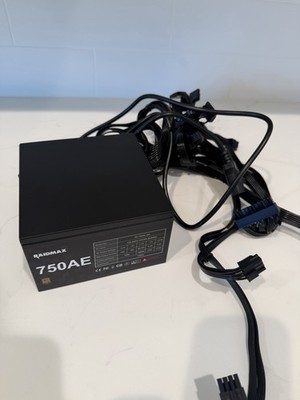 RAIDMAX 750AE/750W COMPUTER POWER SUPPLY RX-750AE(SI) - Pre-Built Pull