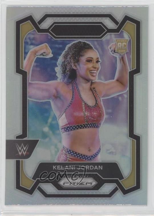 2024 Panini Prizm WWE Silver Prizm Kelani Jordan #127 16q5