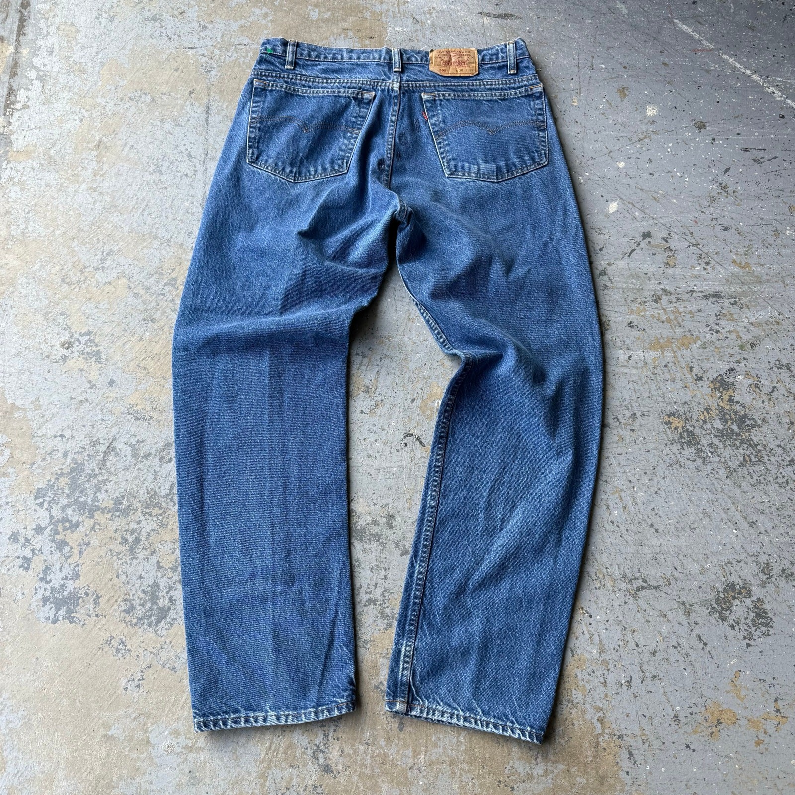 Vintage 90’s Levi’s 505 Straight Leg Jeans Made In USA