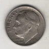 1956-D ROOSEVELT CIRCULATED DIME 10Ā¢ DENVER 90% SILVER COIN US MINT