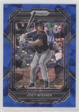 2023 Panini Prizm Blue Ice Prizm Joey Wiemer #107 10dv