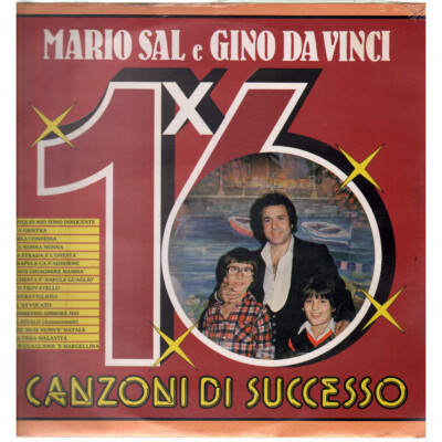 Mario Sal Gino Da Vinci LP Vinyl 16 Songs Of Success / Discoring