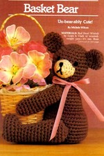 ADORABLE  LOVABLE BASKET BEAR /DECOR/Crochet Pattern INSTRUCTIONS ONLY