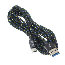 BRAIDED 10FT LONG TYPE-C USB CABLE FAST CHARGER POWER CORD USB-C DATA SYNC WIRE