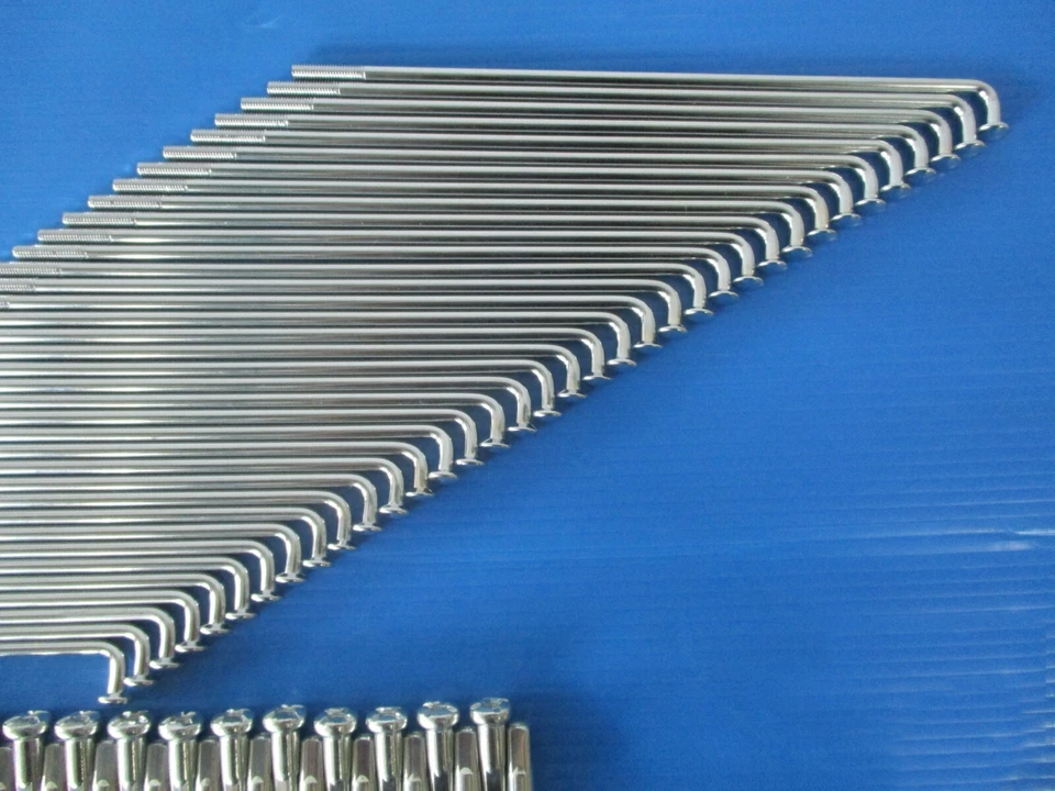 Fit YAMAHA YL1 YL 1 YJ1 YJ2 YF1 F/R SPOKE & NIPPLE SET 144 PCS."STAINLESS" [mi] Foto 3 de 4