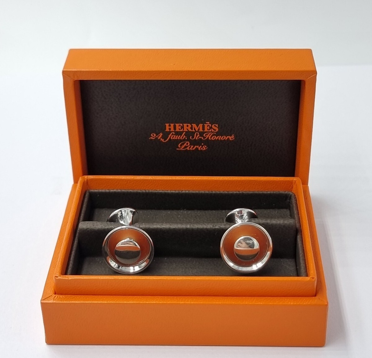 Hermes Ag 925 Sterling Silver Cufflinks | eBay