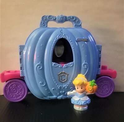 Fisher Price Little People Cinderella's Fold N' Go Carriage Disney Princess 