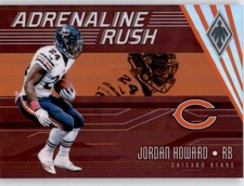 2017 Phoenix Adrenaline Rush Orange Jordan Howard #d /299 Refractor Prizm Bears