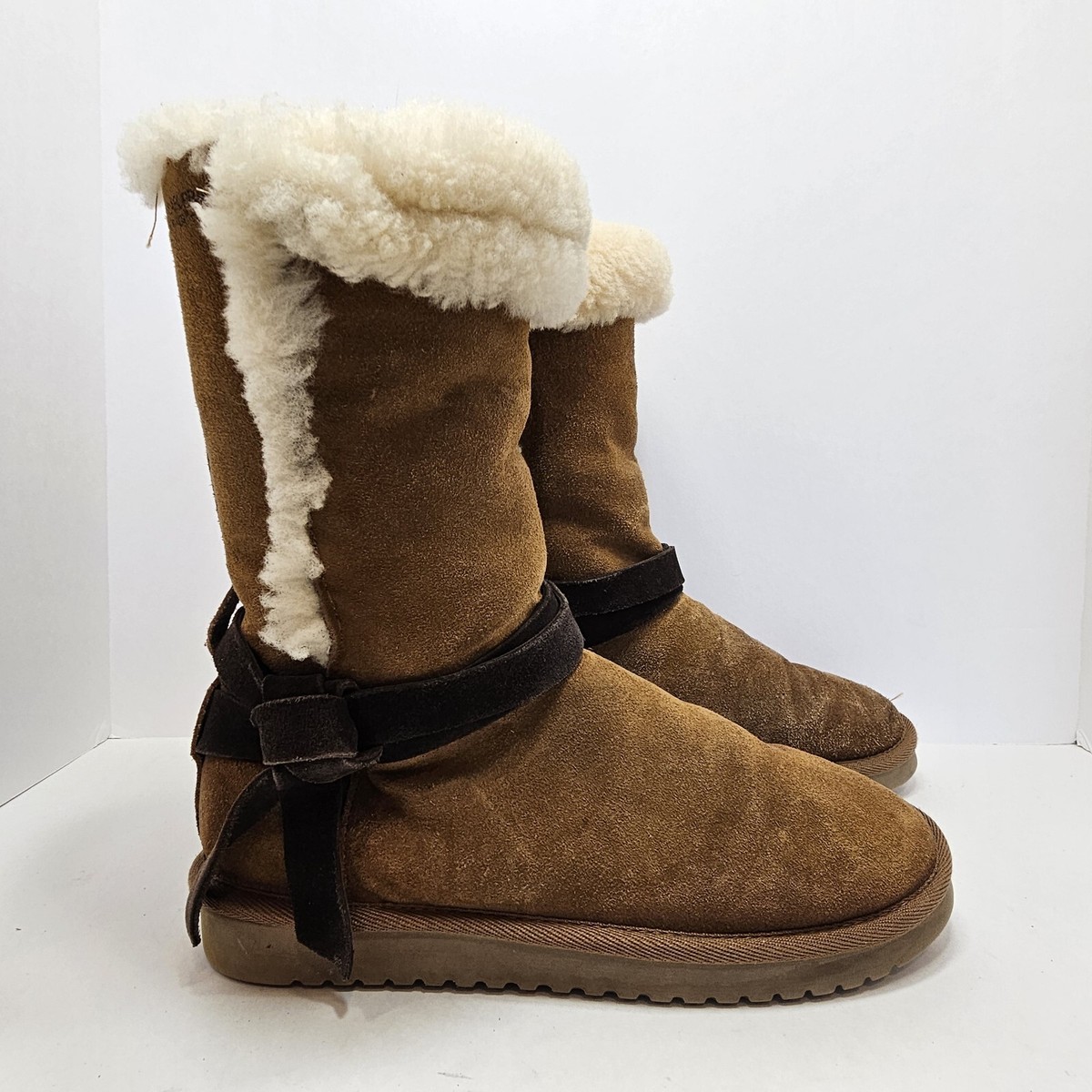 Koolaburra UGG Rozalia Tall 1020243 Chestnut Brown Womans Snow