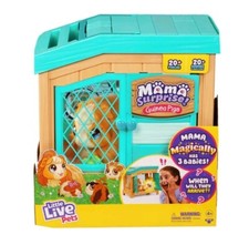 New Little Live Pets Mama Surprise Interactive Mama Guinea Pig Hutch  3 Babies