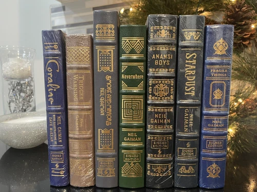 Easton Press NEIL GAIMEN (7 book) SIGNED COLLECTION