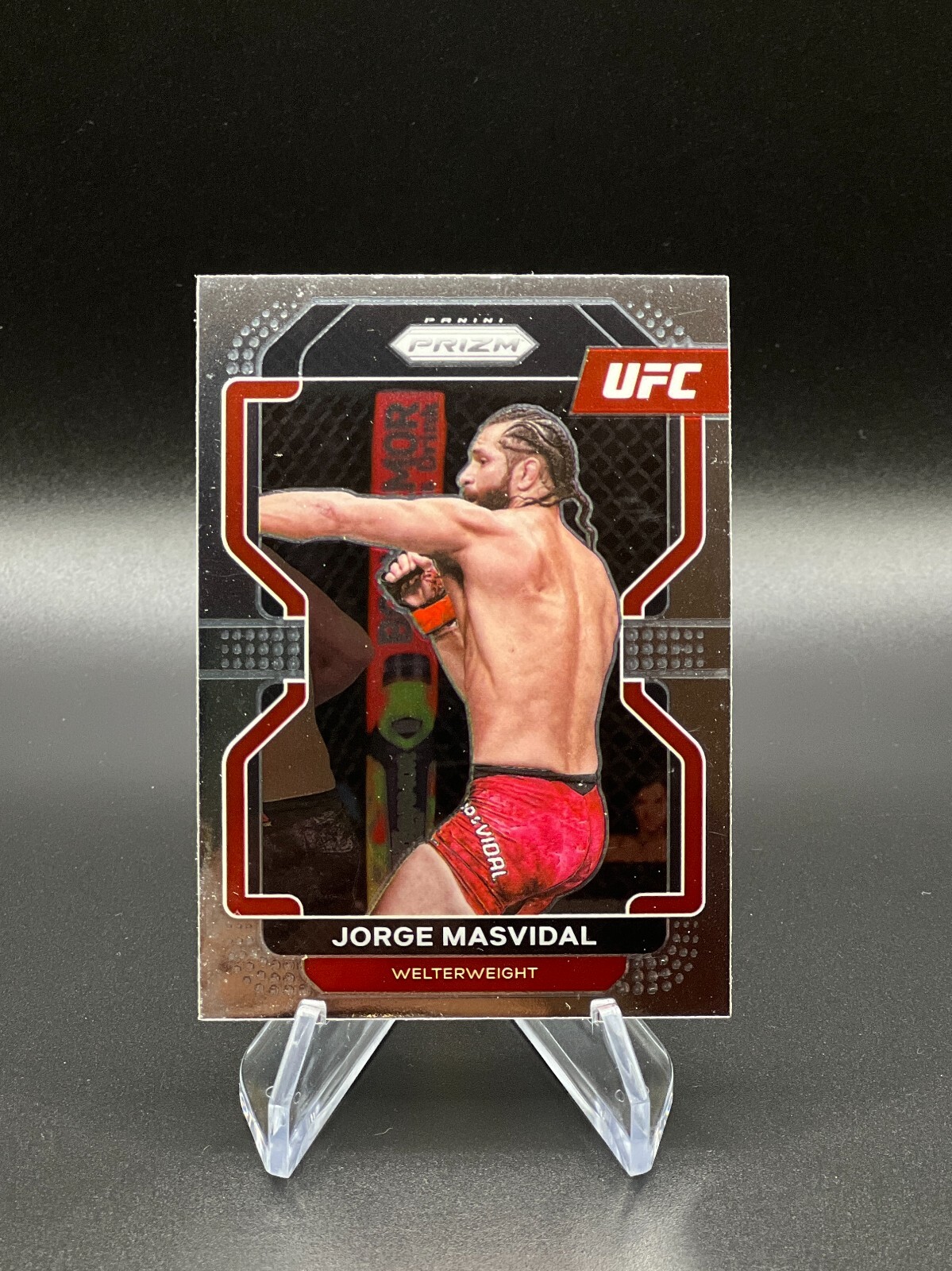 2022 Panini Prizm UFC JORGE MASVIDAL Silver Prizm - #116