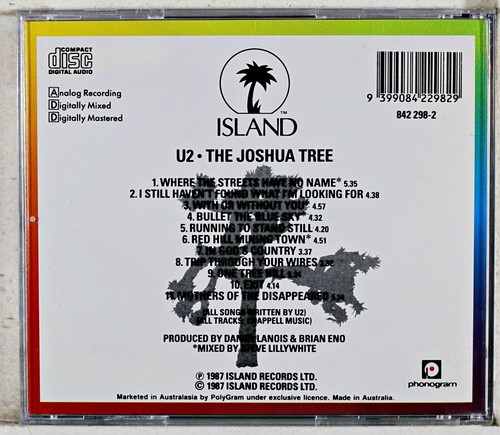 U2 - The Joshua Tree (CD 1990) 4 - 第 3/3 張圖片