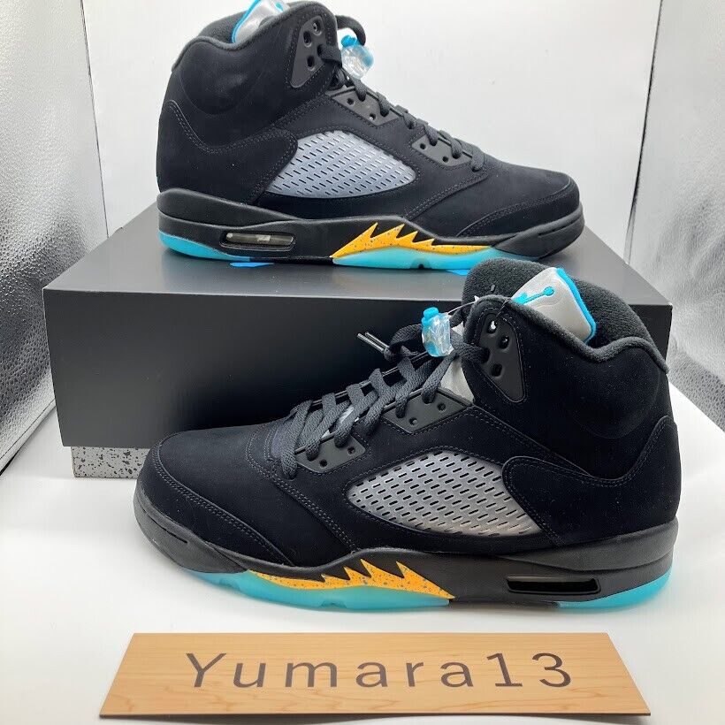 aqua jordans 5