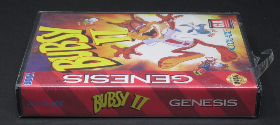 Jeu Bubsy II Sur Sega Megadrive - Complet PAL - Très Bon état - Plateformes 1993