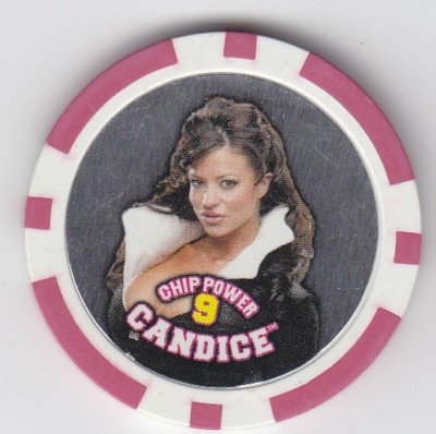 AND2BLE アンダブル　withmuu チェリー　トレカ　コンプリート CANDICE MICHELLE FOIL 2008 TOPPS UK WWE CHIPZ Poker Style Chip