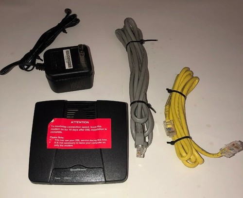 Siemens SpeedStream 4100 Ethernet ADSL Modem Part No. 060-D141-A12 Ships N 24h - Picture 2 of 12
