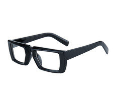 Unisex Square Blue Light Blocking Reading Glasses Small Frame Clear Lens Glasses