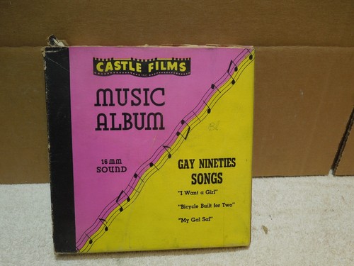 CASTLE FILMS 16MM SOUND GAY NINETIES SONGS #10