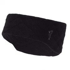 NWT Golfino Polar Fleece Black or Grey Headband with ear muffs Coverage 3378626 