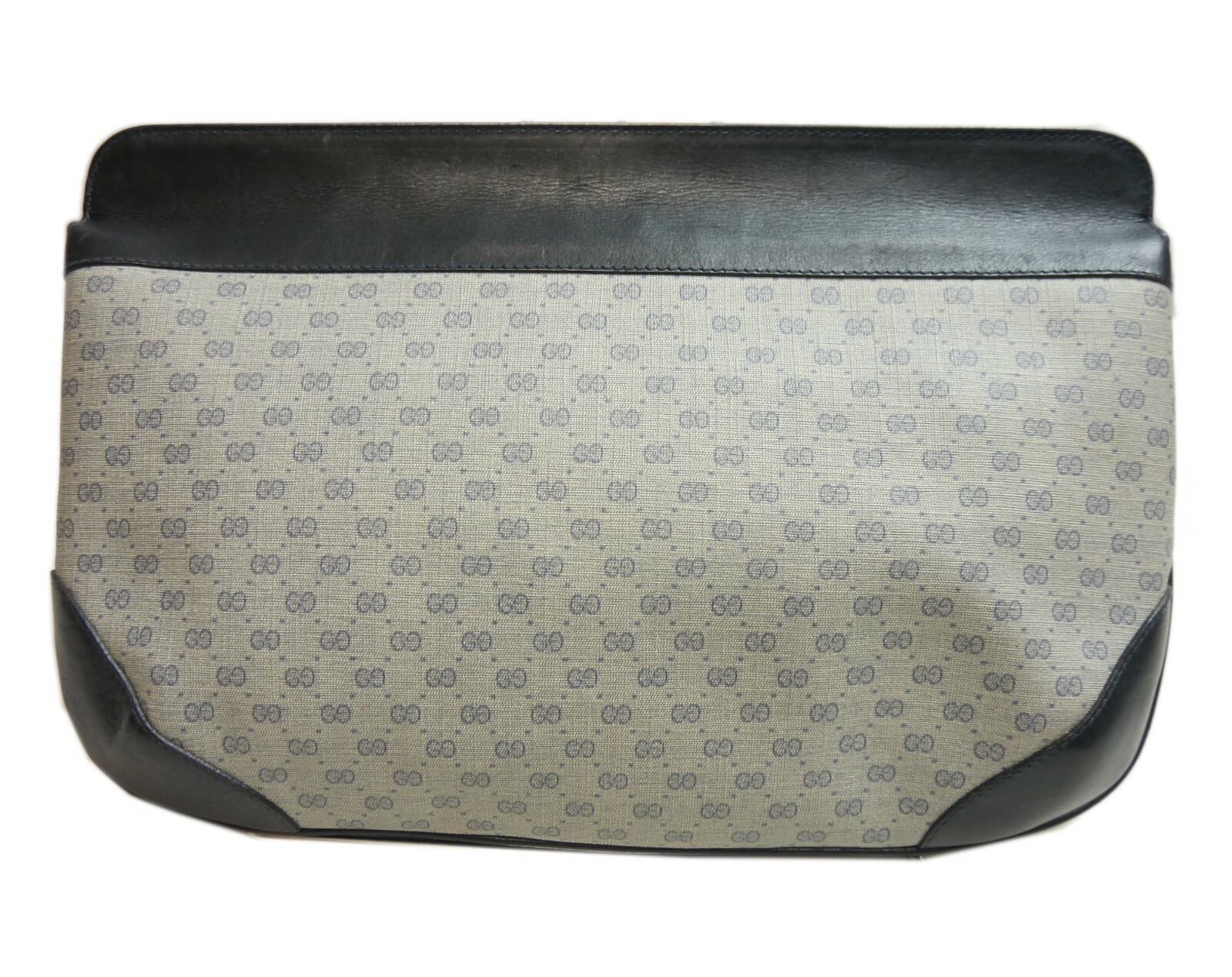 Authentic GUCCI Old Gucci clutch bag PVC 1991 Gem