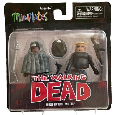  THE WALKING DEAD Michonne & Gabe MiniMates ovp 