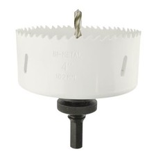 102mm HSS Hole Saw Holesaw Bi-Metal Blade Cutter Drill And Drill Adaptor Arbor