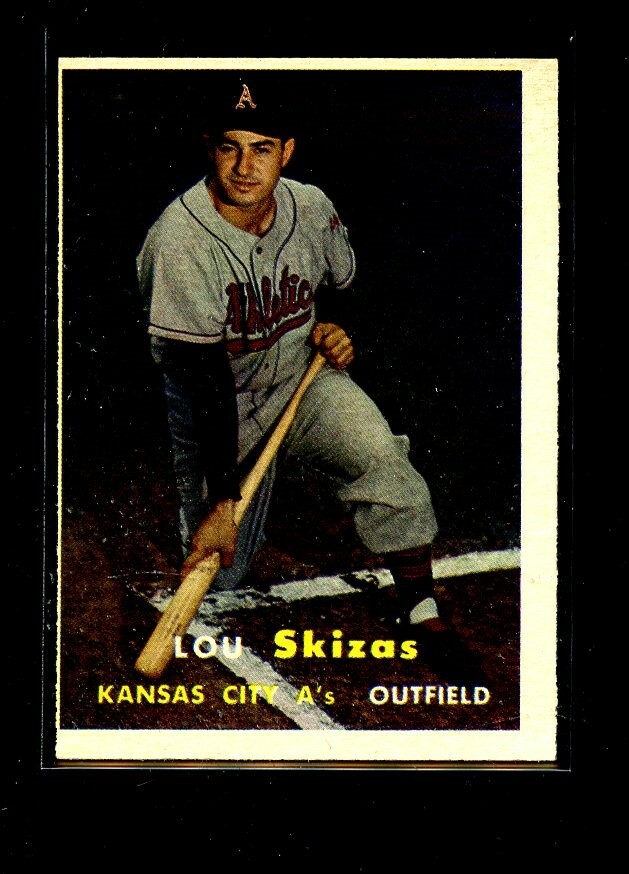 1957 TOPPS #83 LOU SKIZAS A'S NRMINT+(OC) E07631 | eBay