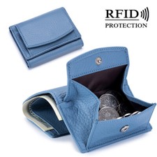 Small Coin Purse Change Wallet with Credit Card Holder Leather Clutch for Women