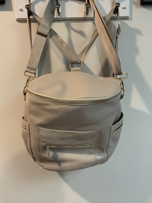 leather diaper bolsa backpack by miss fong
