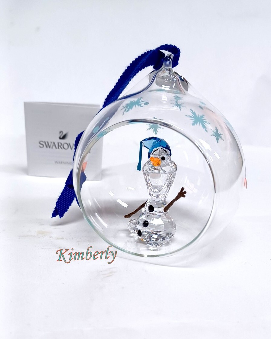 Swarovski Frozen Olaf ボールオーナメント Swarovski Frozen