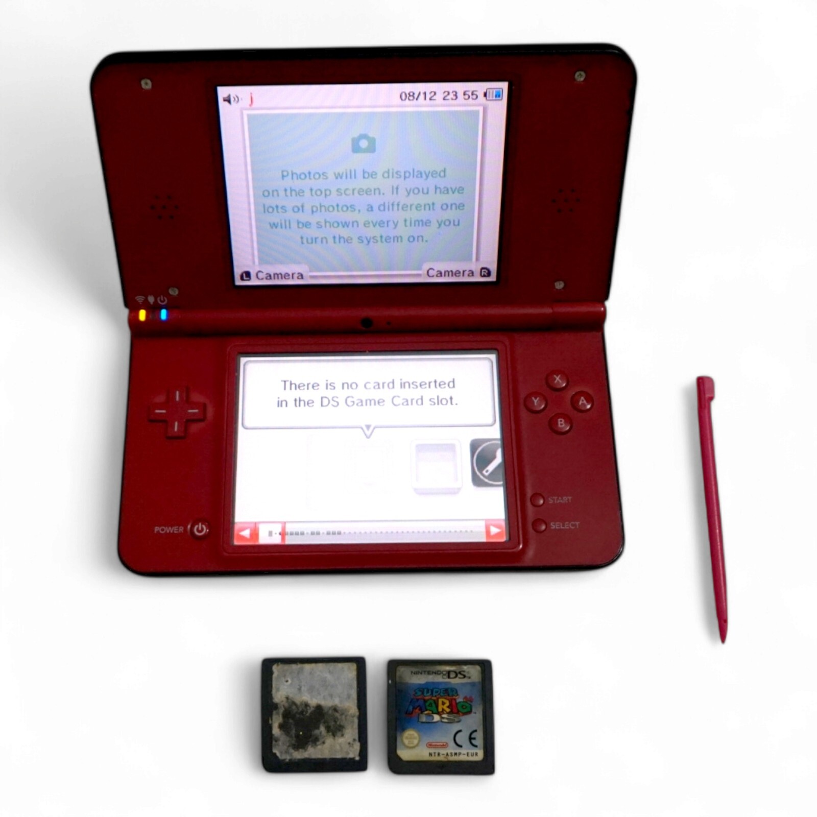 Nintendo DSi XL Mario Edition w/ 4GB SD, Super Mario DS & Super Princess Peach