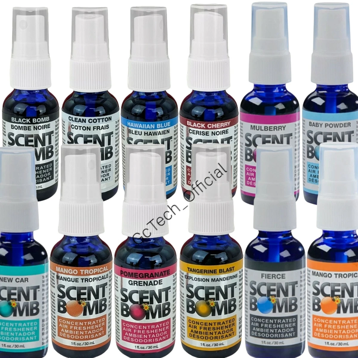 BUY 2 GET 1 FREE Scent Bomb 100% Concentrated Air Freshener 1oz Car & Home  Spray