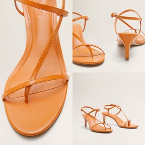 mango orange sandals