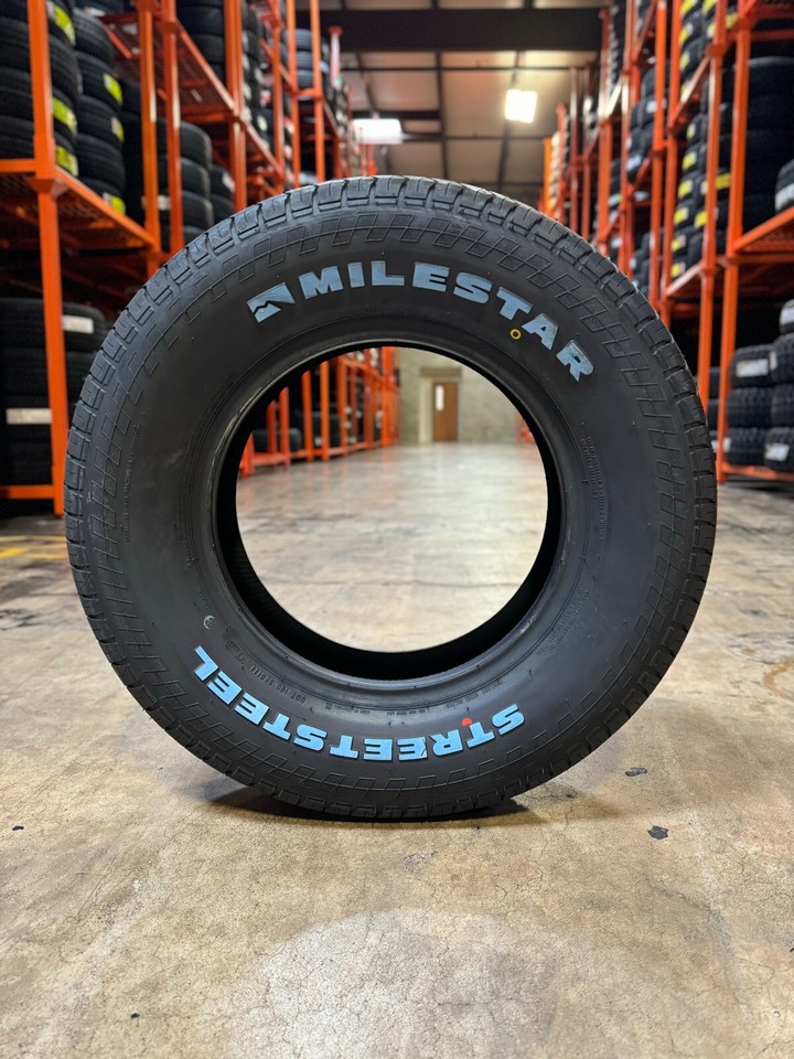 2 NEW 225/70R14 MILESTAR STREET STEEL ALL SEASON STEEL BELTED TIRE RWL ...