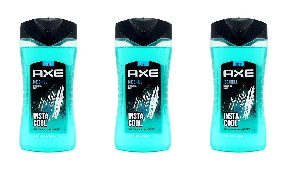 Duschgel Axe 3in1 Ice Chill AV, 3x 250ml EAN 8717163648681
