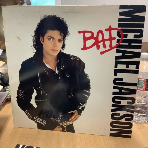 Michael Jackson Bad [Vinyl] (OE40600) 1987 Original Press W/lyrics Sleeve