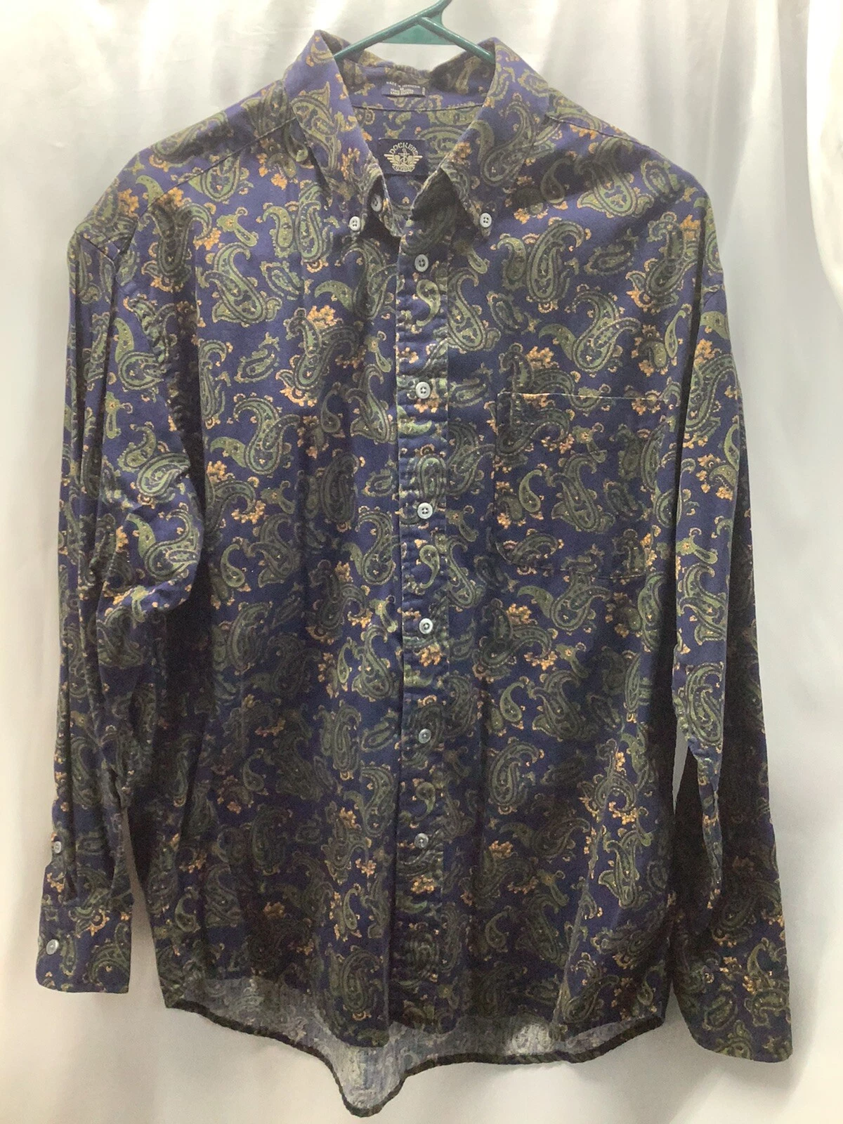 Dockers Multicolor Paisley Print Shirt Mens Size M MGO230211/OMB1