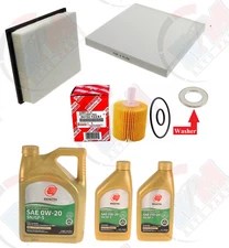 Filter Tune Up Kit + 7QTS IDEMITSU 0w-20 Oil 2016-2017 for TOYOTA Tacoma 3.5L