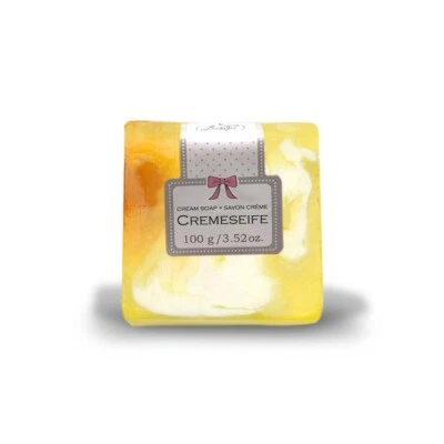 Seife „Auszeit“ 100g Gelb Vegan BadeFee Glycerinseifen