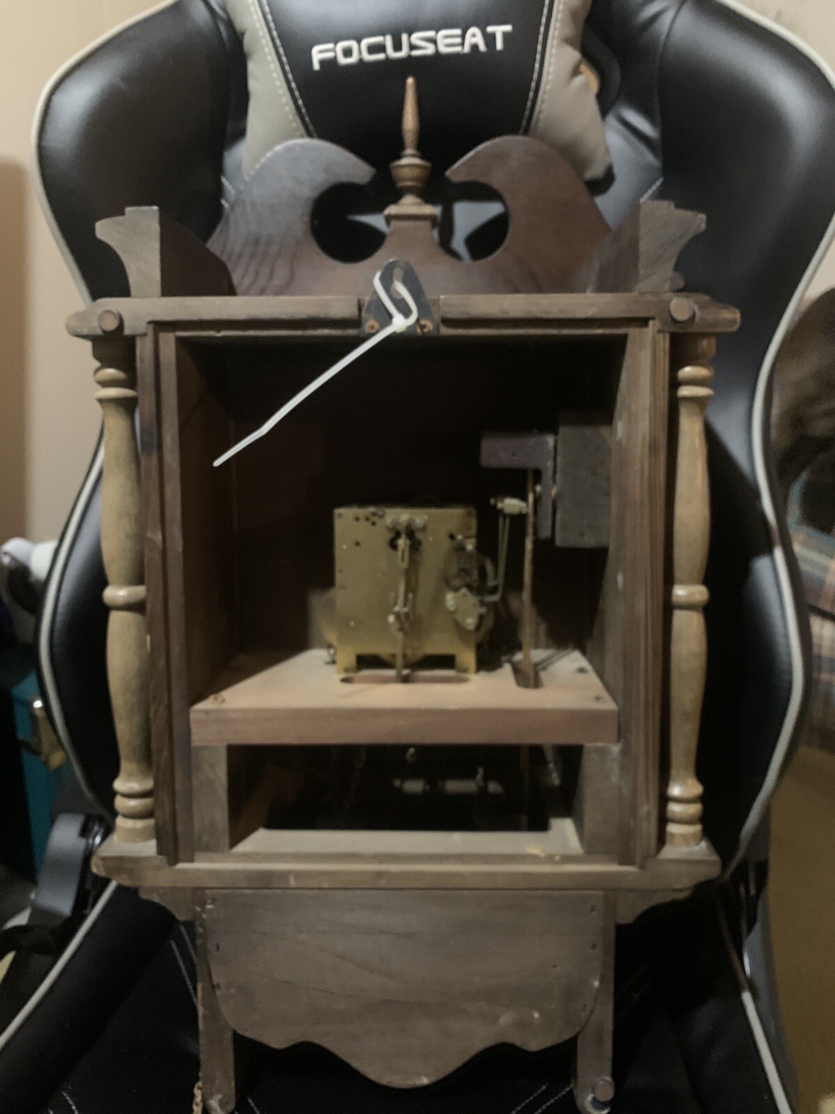 New England Clock Co. Pendulum Wall Clock For Parts Or Repair eBay