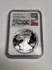 1994-P NGC PF70 Mike Castle-signed American Silver Eagle Dollar ASE $1 .999