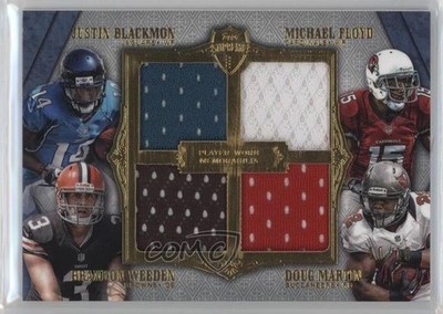2012 Topps Supreme Blue 10/10 Michael Floyd Brandon Weeden Doug Martin RC 0o9