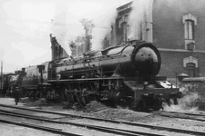 Steam locomotive MZA 1701. Photo 8.5x11