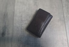 0082- Vintage Authentic Gucci Brown GG Logo Leather Key Holder / Key Case