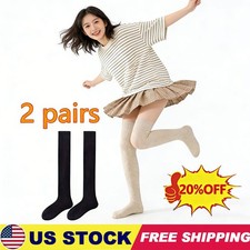 Women Winter Warm Leg Warmers Knit Crochet Lady High Knee Knitted Socks Leggings