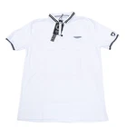Fried-Denim Polo Shirt White Size L Tech Stretch Comfort Cotton Blend New Tags