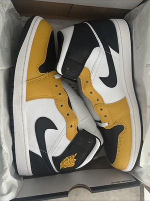 Air Jordan 1 Mid Yellow Ochre/black-white jaune Ocre/blanc/noir Size 11
