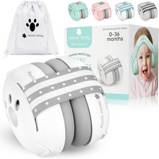 Baby Ear Muffs 25dB Noise Cancelling Headphones Infant Toddler 0-36M For Airplan